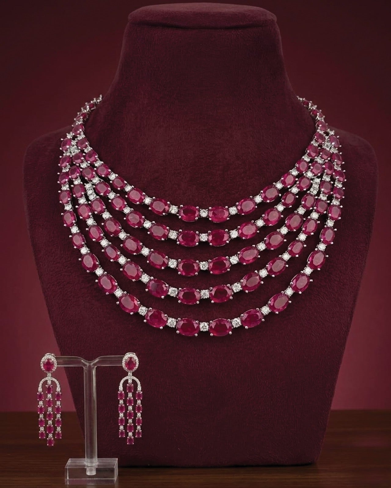Statement  Layered Diamond Beauty