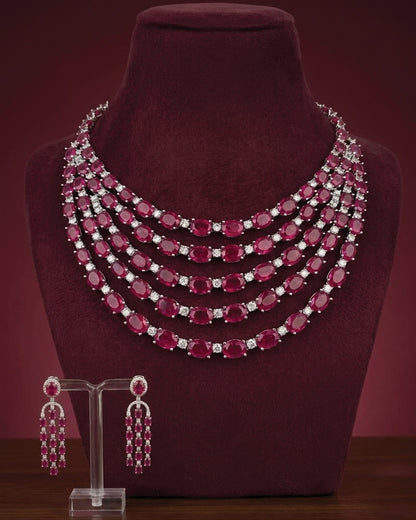 Statement  Layered Diamond Beauty