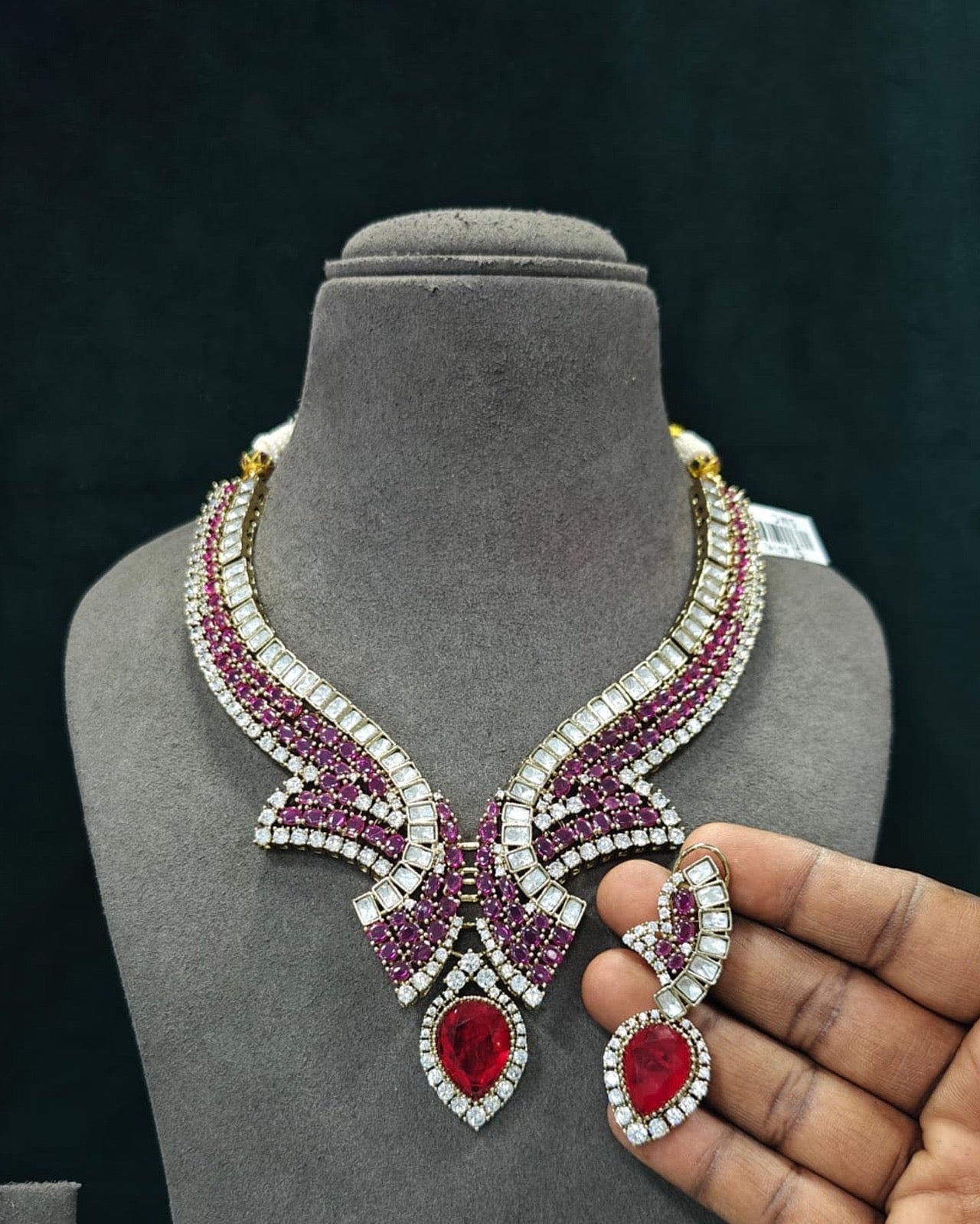 Luxe Diamond Statement Necklace
