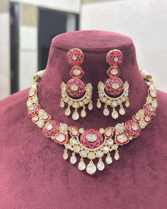 Polki Royalty Necklace Set