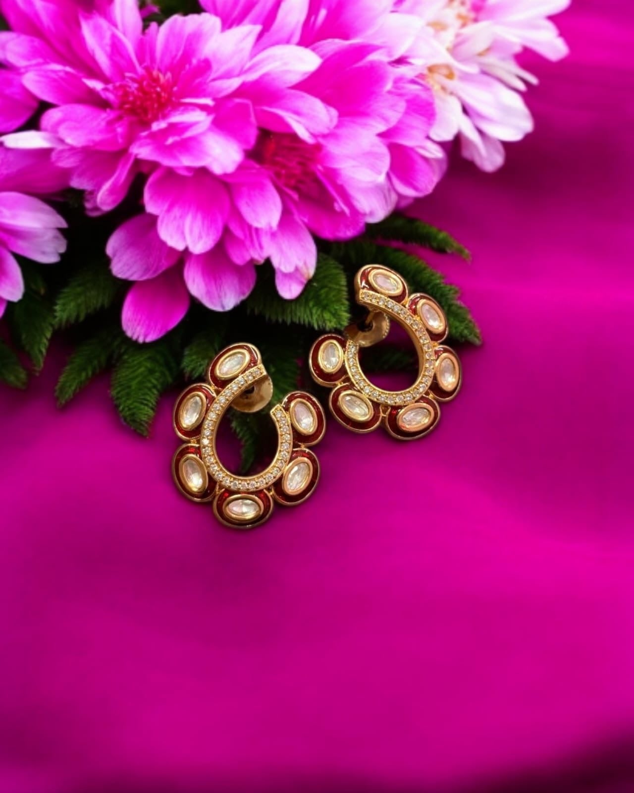 Polki Earrings