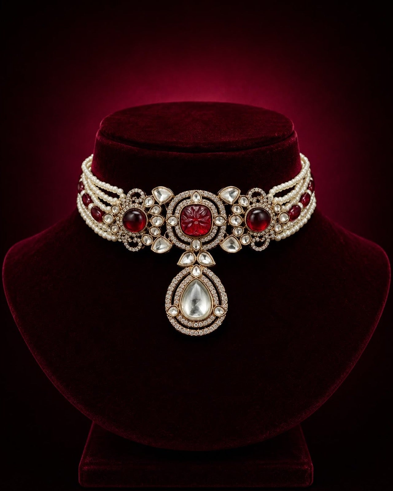 Sitaara Shine Kundan Choker