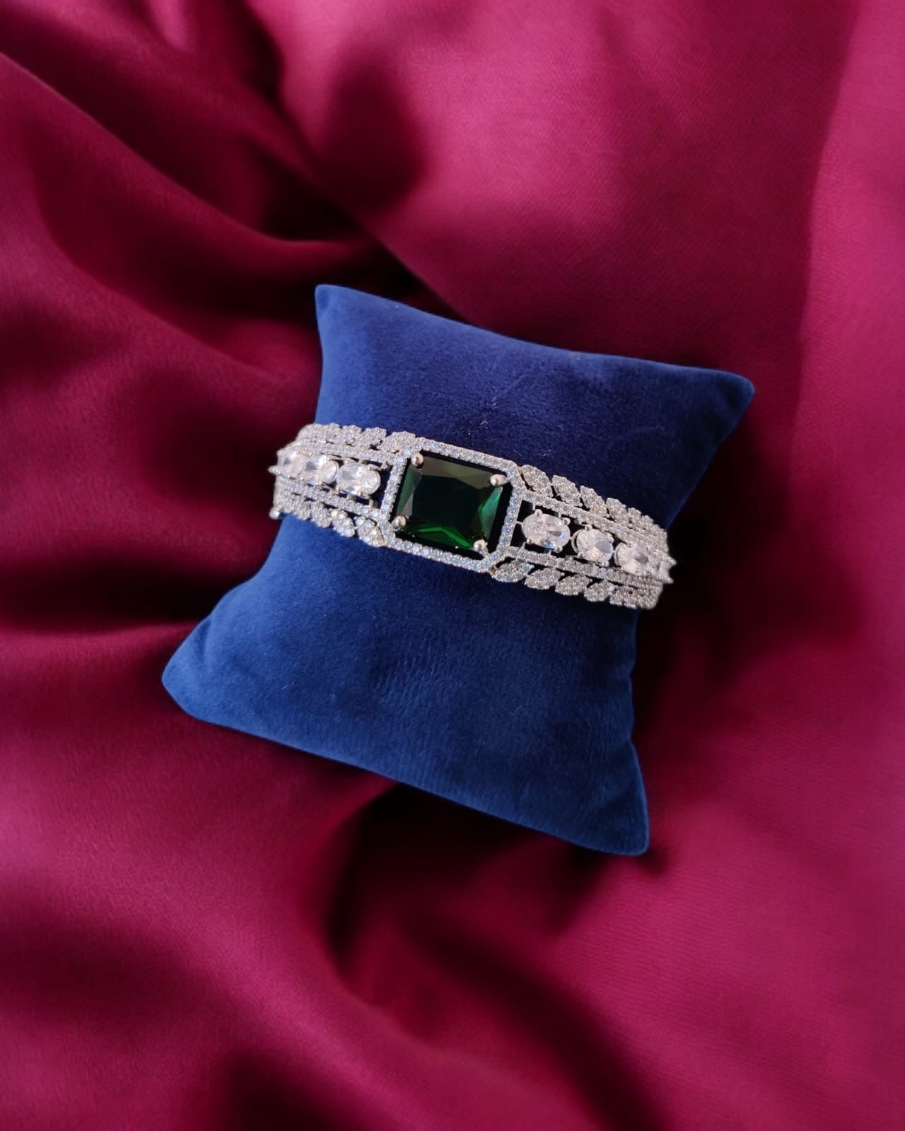 Emerald Diamond Bracelet