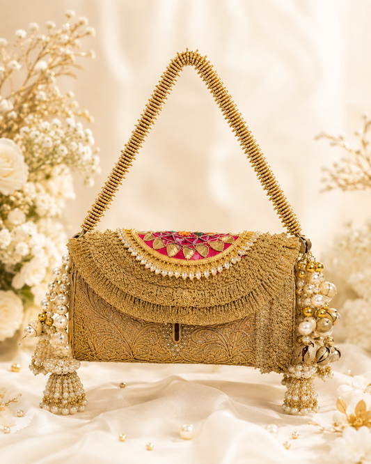 Classic Shimmer Clutch Potli bag