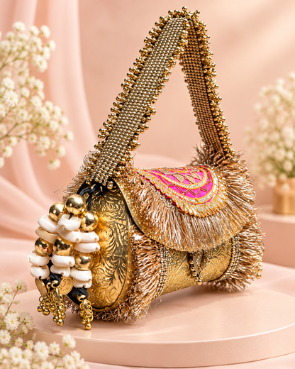Classic Shimmer Clutch Potli bag