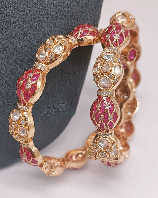Royal Polki Bangles