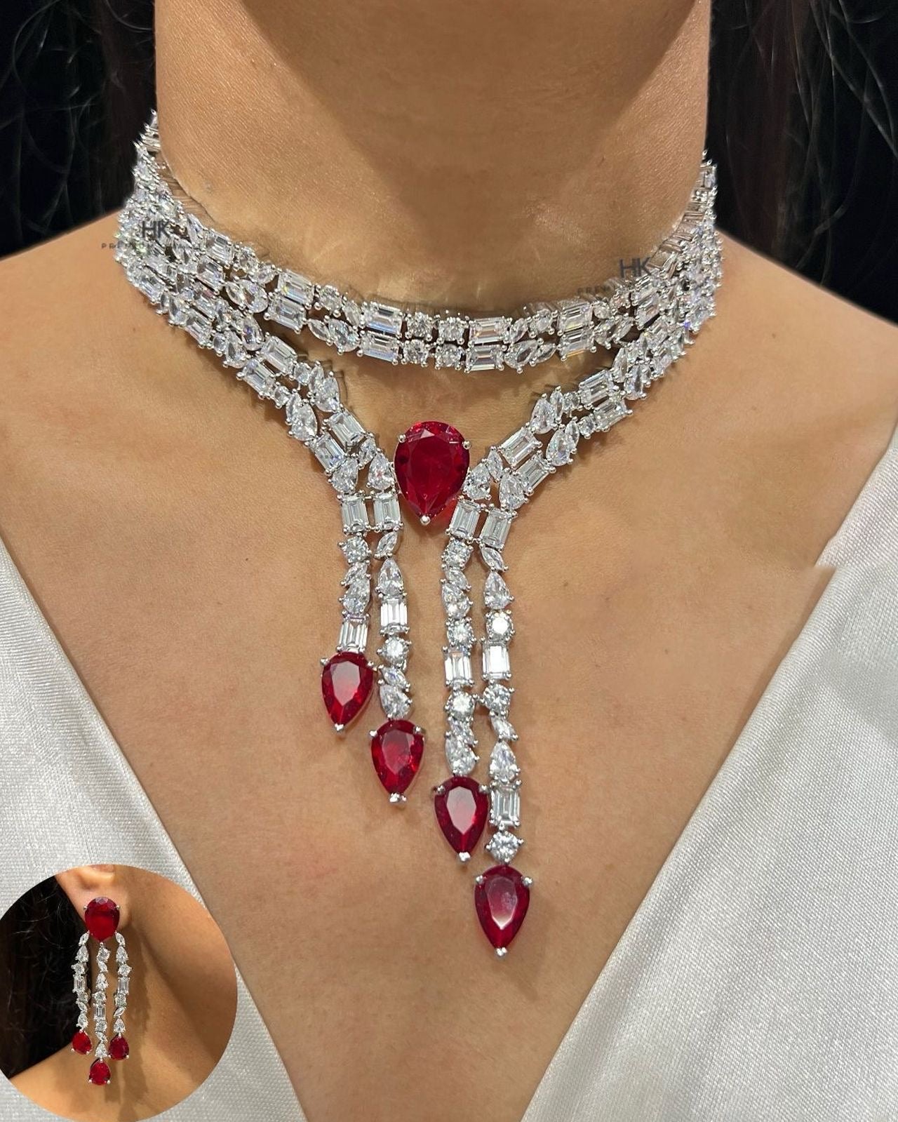 Luxe Statement Diamond Necklace
