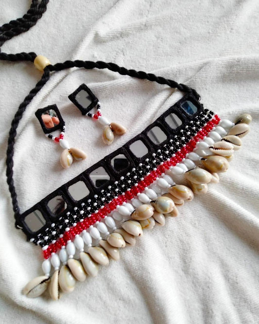 Navratri Shell Choker Set