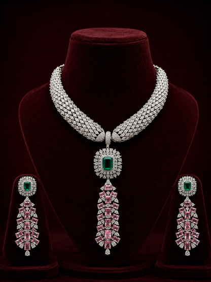 Diamond Rainbow Luxe Necklace Set