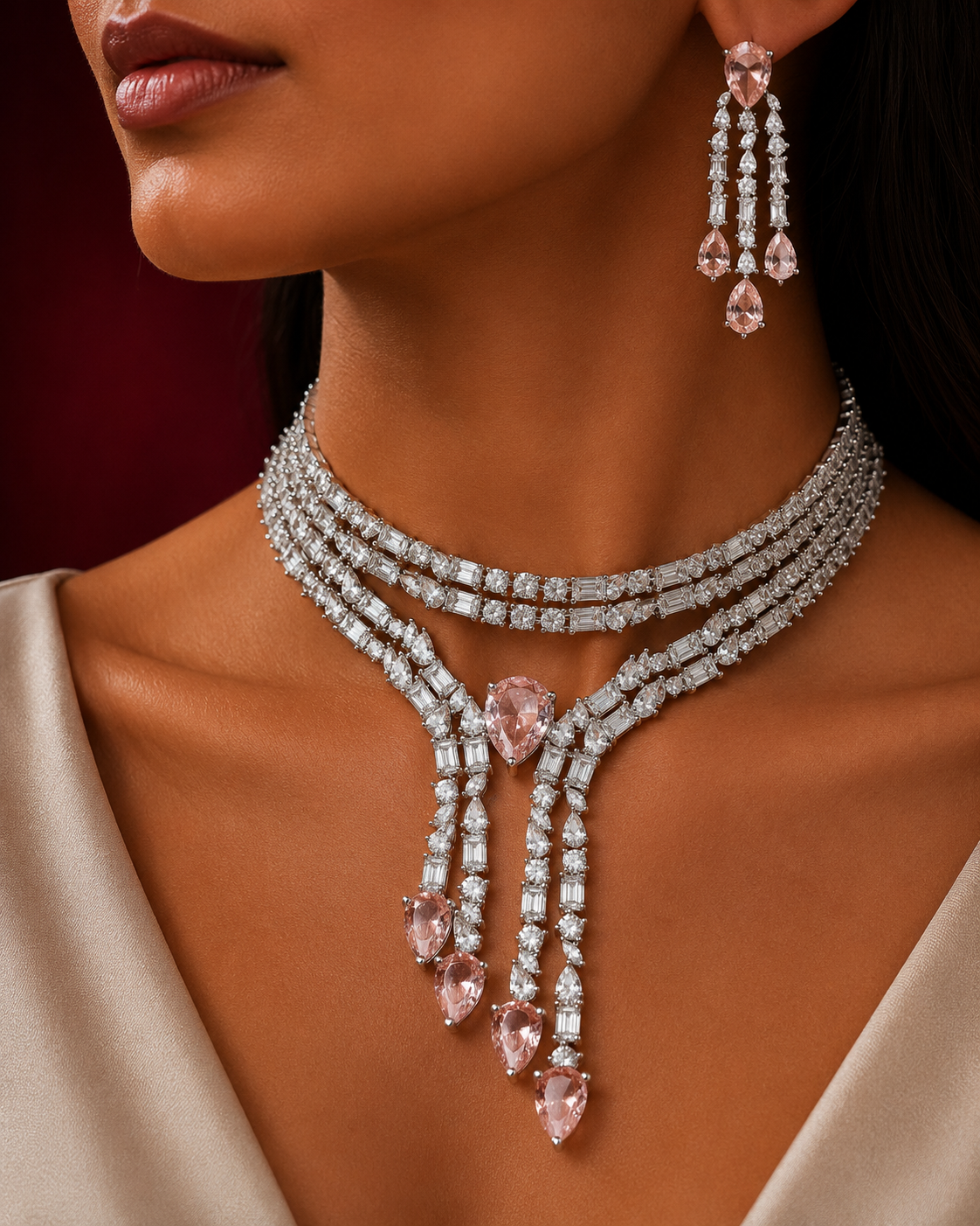 Luxe Statement Diamond Necklace