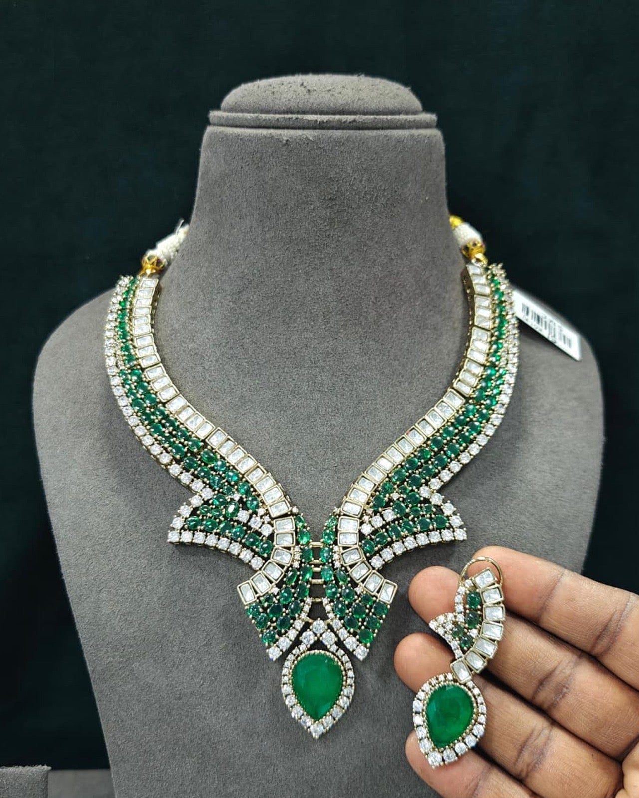 Luxe Diamond Statement Necklace