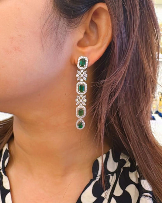 Diamond Teardrop Earrings