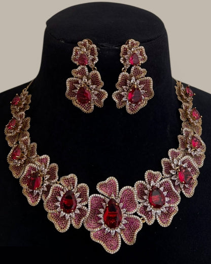 Floral Classy Necklace Set