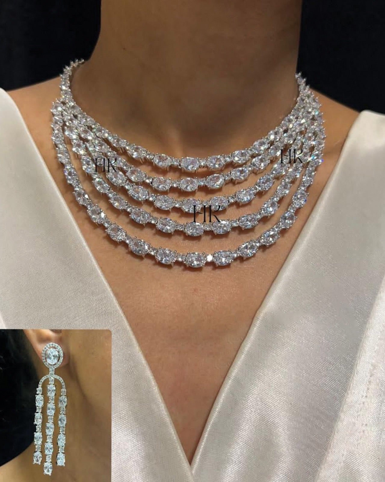 Statement  Layered Diamond Beauty