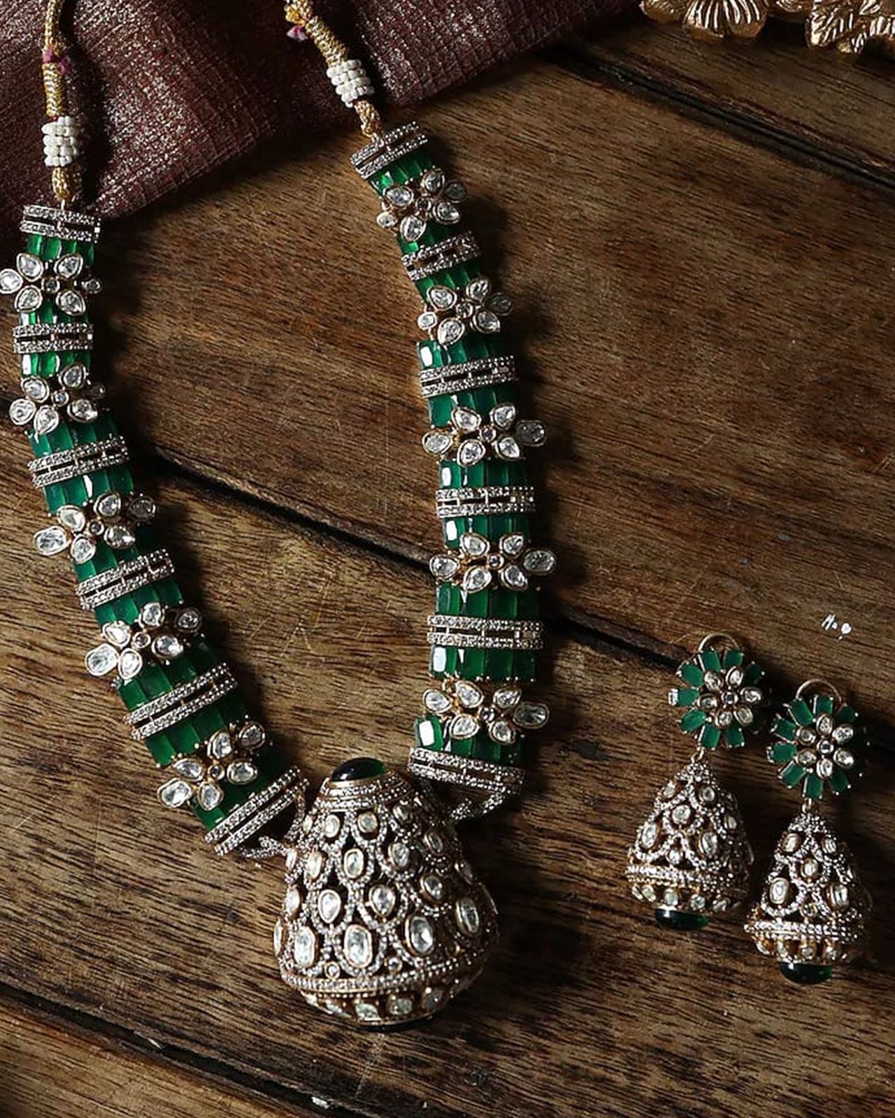 Emerald Luxe Necklace Set