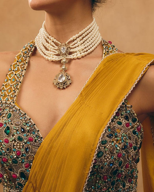 Pearl Polki Beauty