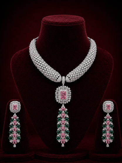 Diamond Rainbow Luxe Necklace Set
