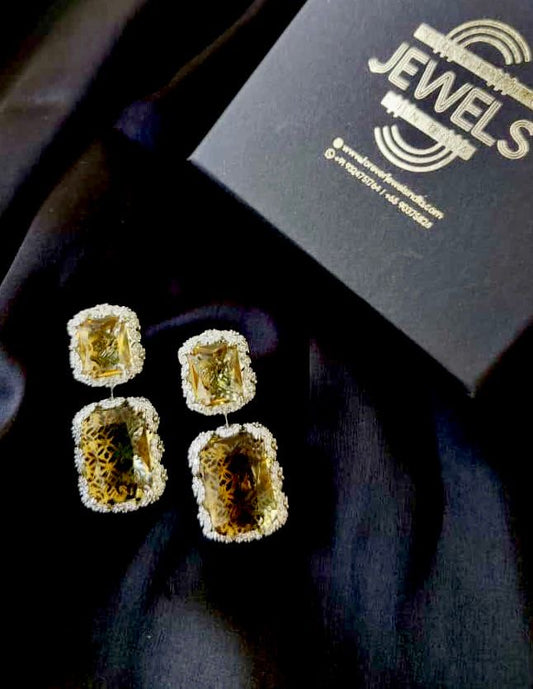 Classy Yellow Earrings