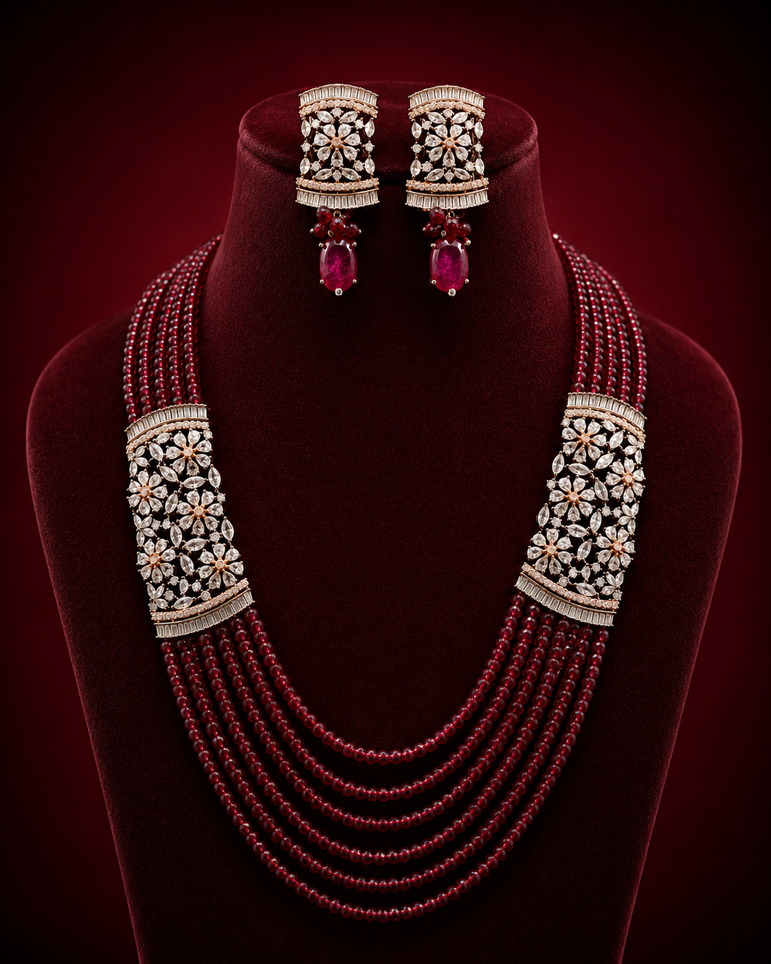Designer Beaded Necklace Set