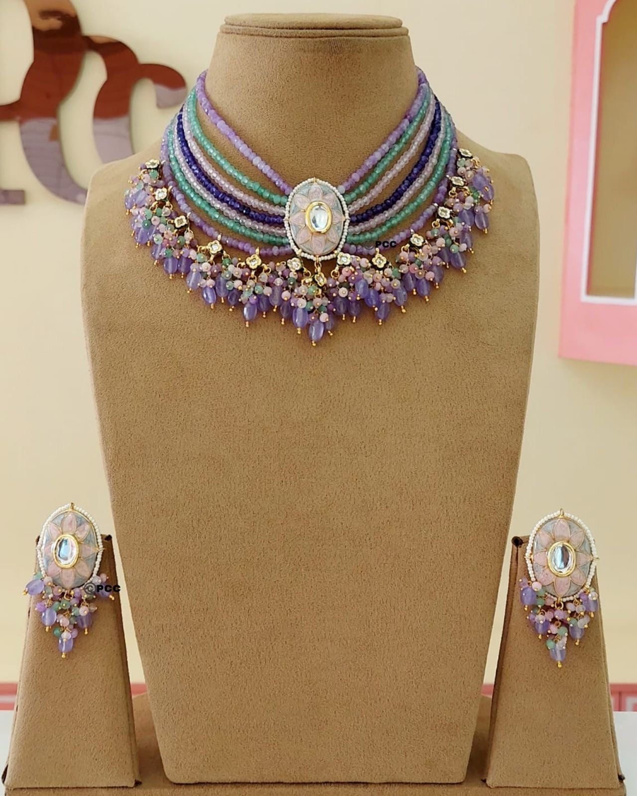 Beads Layered Necklace Set