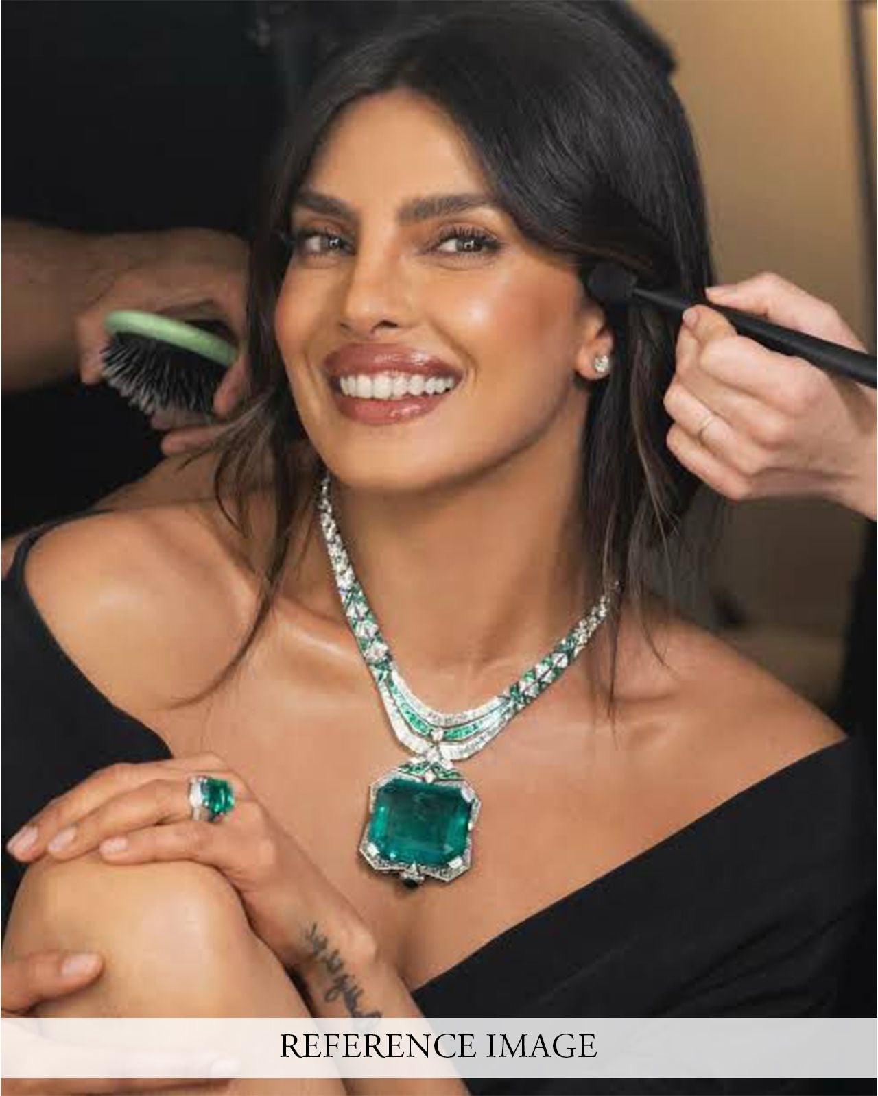 Priyanka Chopra Inspired Diamond Necklace set