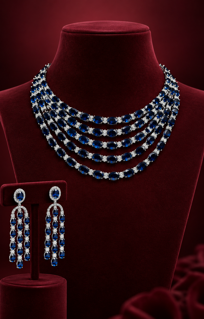 Statement  Layered Diamond Beauty