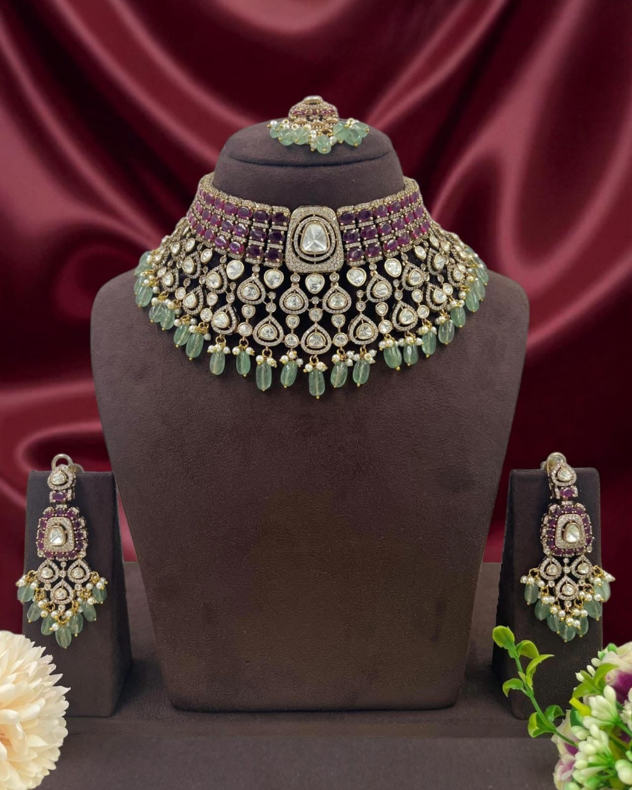 Kundan Beauty Bridal Necklace Set