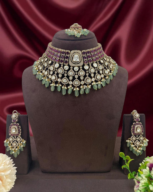 Kundan Beauty Bridal Necklace Set