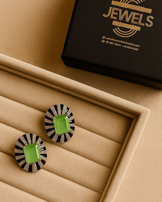 Forever Mint Shine Stud Earrings