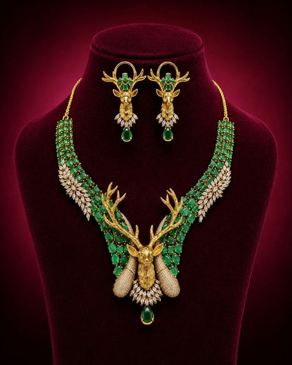 Enchanted Emerald Deer Set