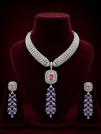 Diamond Rainbow Luxe Necklace Set
