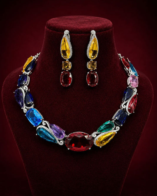 Rainbow Royale Necklace Set