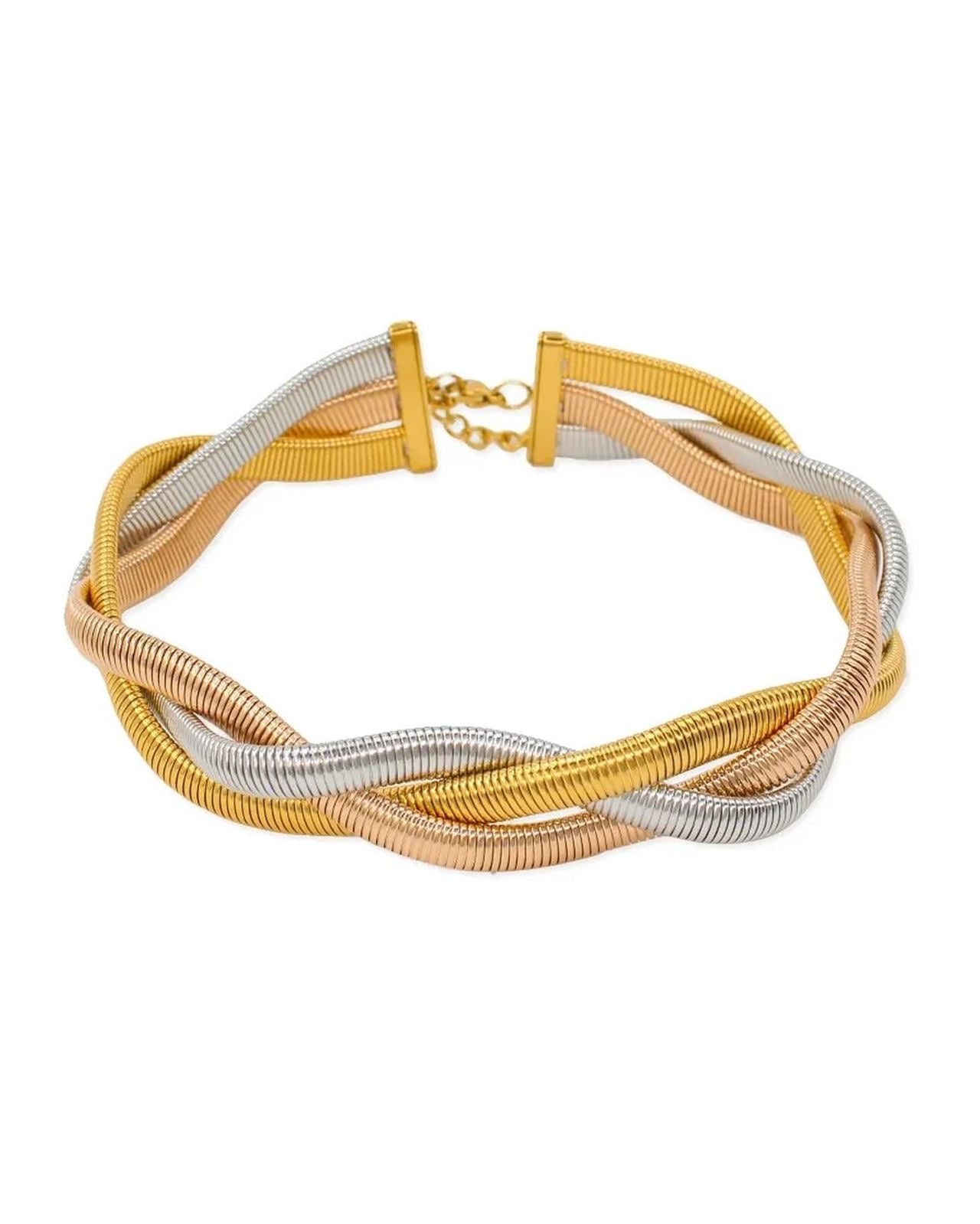 Trendy Braided Twisted Necklace