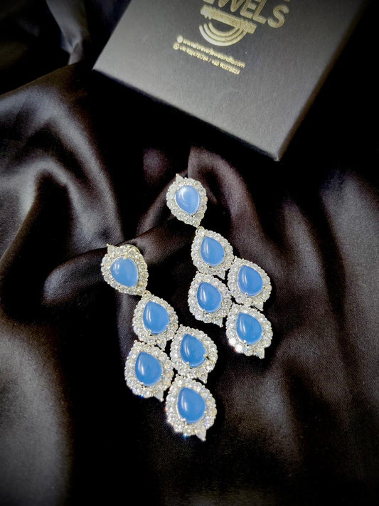 Sparkle Blue Earrings