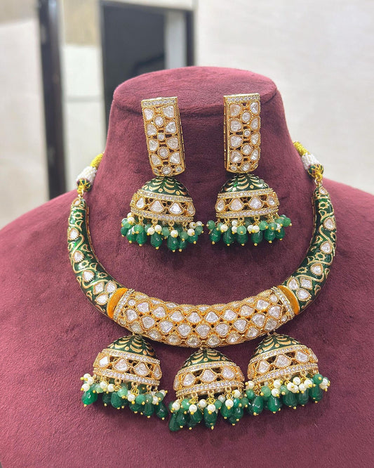 Polki Ghugroo Necklace set