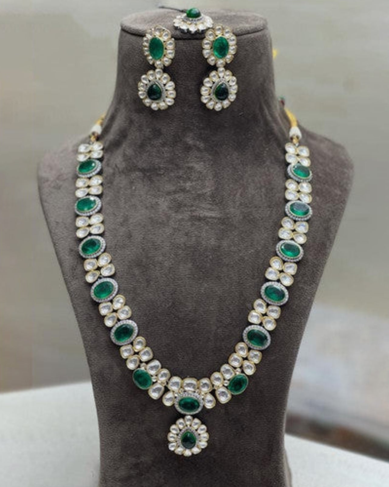 Moissanite Polki Kundan Collection – Forever Jewels India