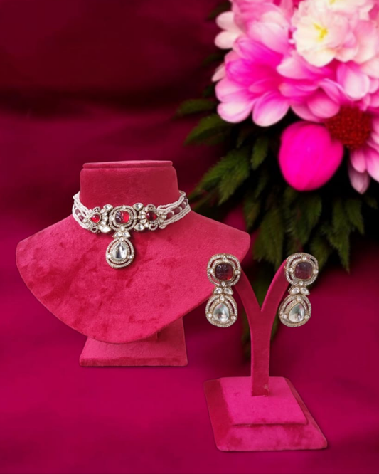 Pearl Kundan Delicate Choker