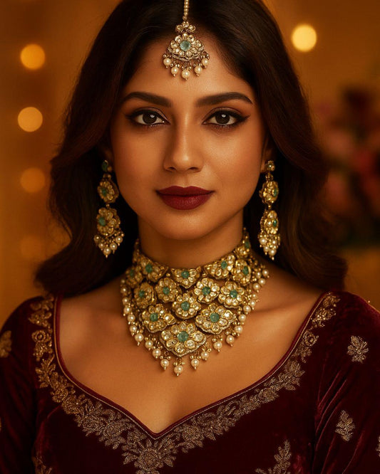 Royal Moissanite Polki Beauty