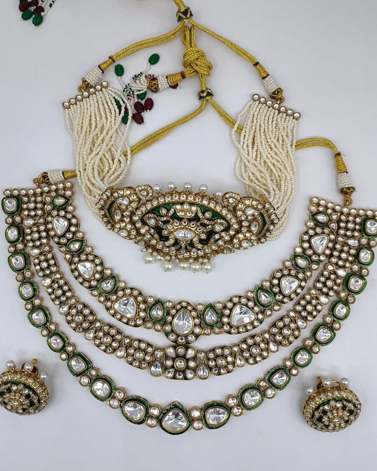 Kareena Kapoor Inspired Kundan Choker & Layered Necklace Set