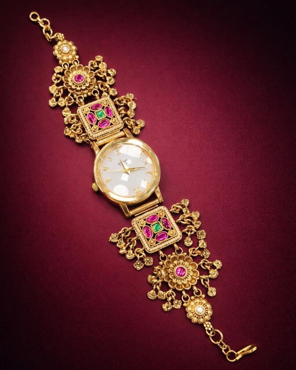 Kundan Designer Heritage Watch