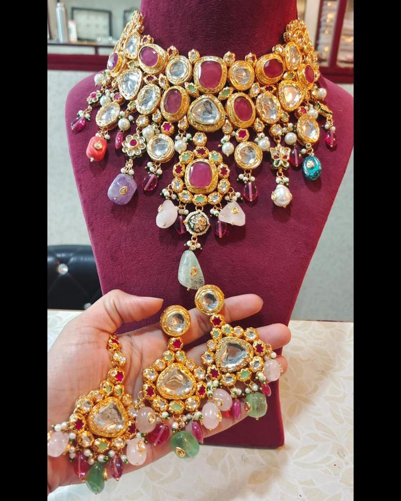 Multicolour Bridal Jewellery 