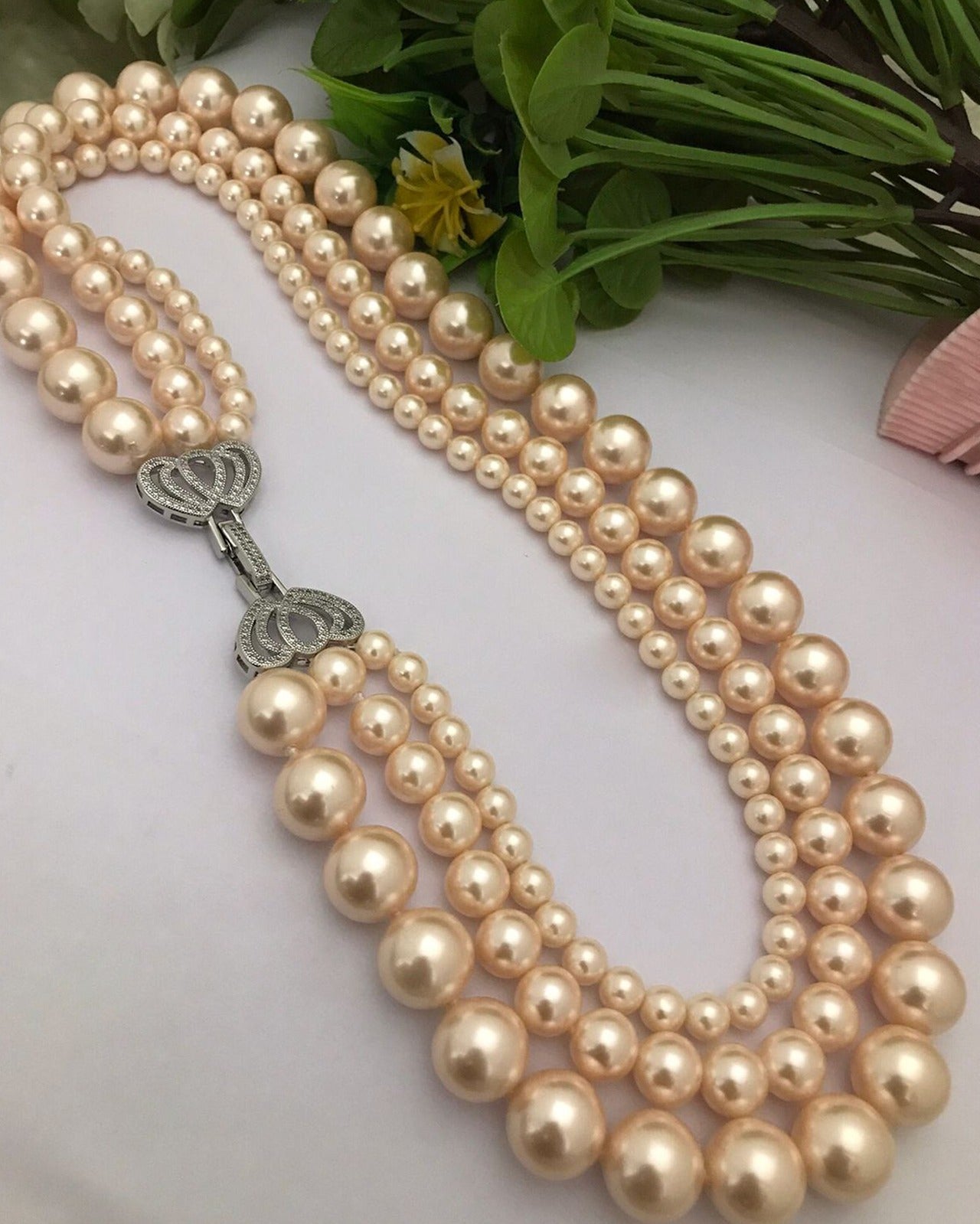 Luminous Pearl Elegance Necklace Set