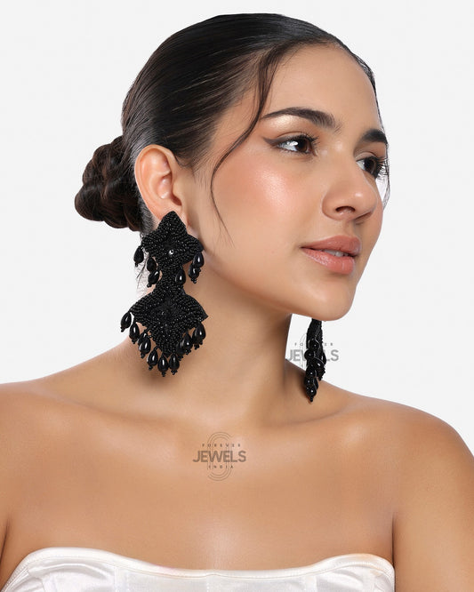 Black Earrings 