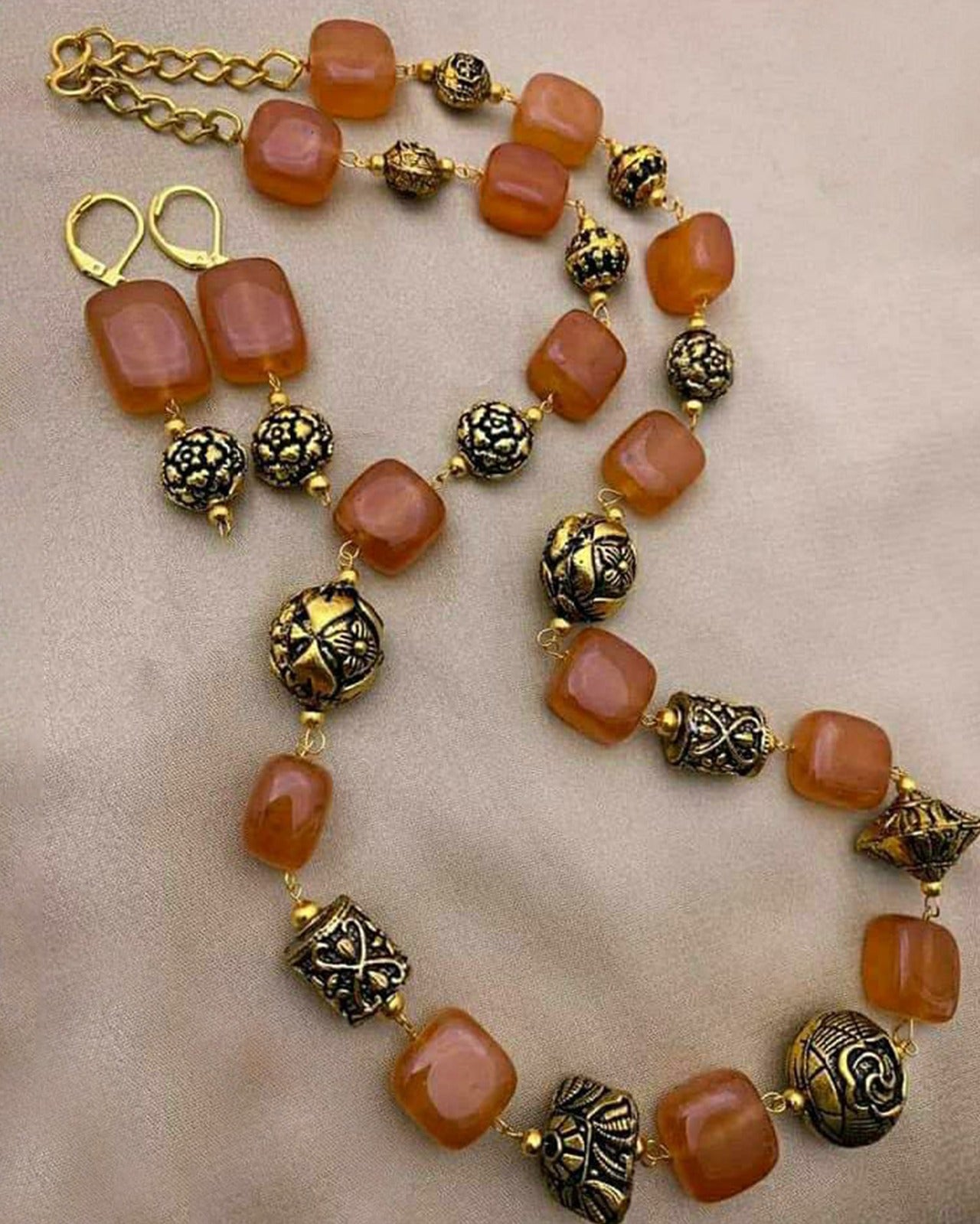 Enchanted Elegance Beaded Necklace