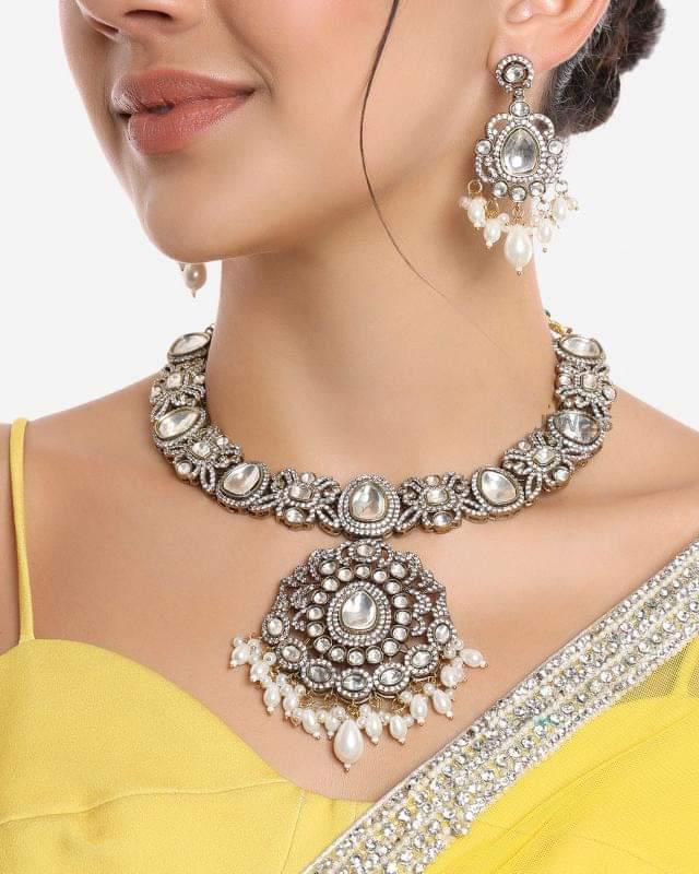 Pearl Moissanite Set 