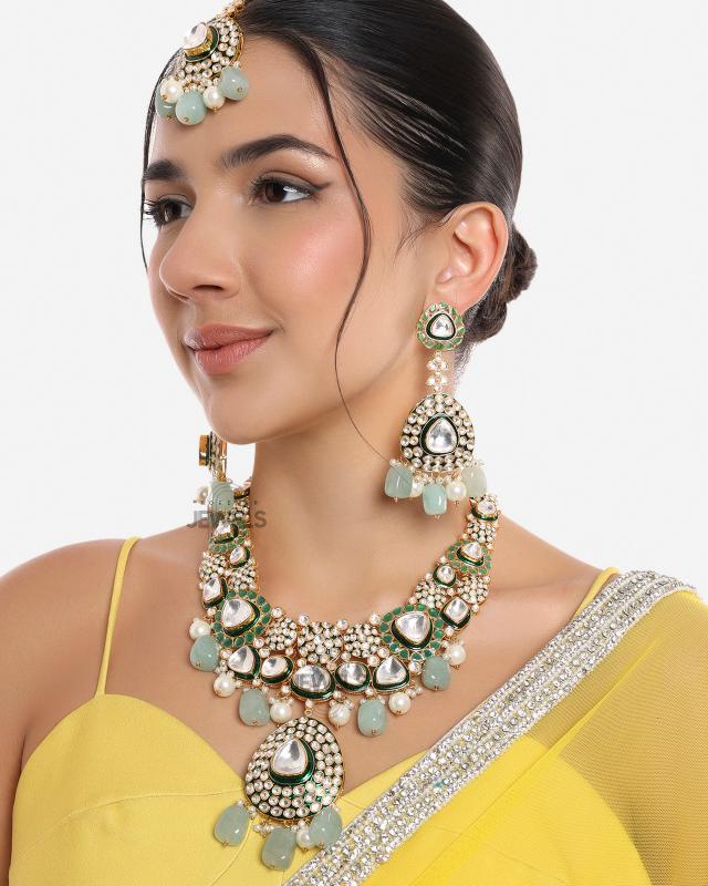 Handcrafted Long Kundan Set 2