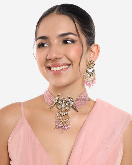 Pink Choker Set 