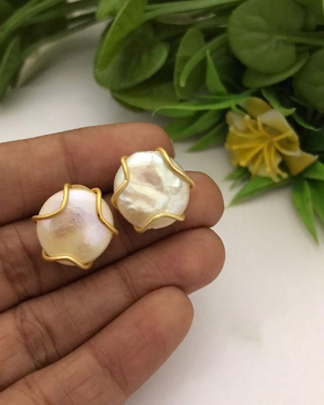 Golden Petal Earrings