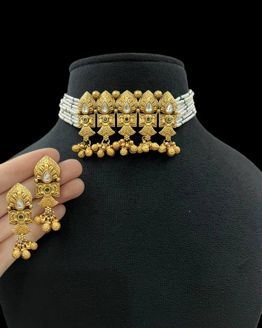 Temple Choker Necklace Set