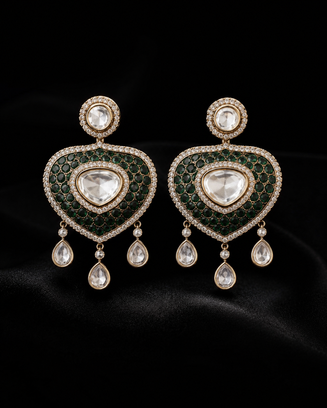 Kundan Polki Pendant Long Necklace